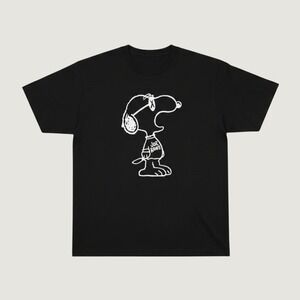 Kaws x Uniqlo x Peanuts Joe Kaws Yawn Outline Tee Black L